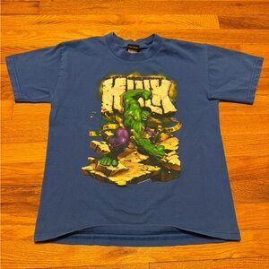 Vintage Incredible Hulk Movie Promo Mad Engine Marvel Boys Medium Y2K T Shirt